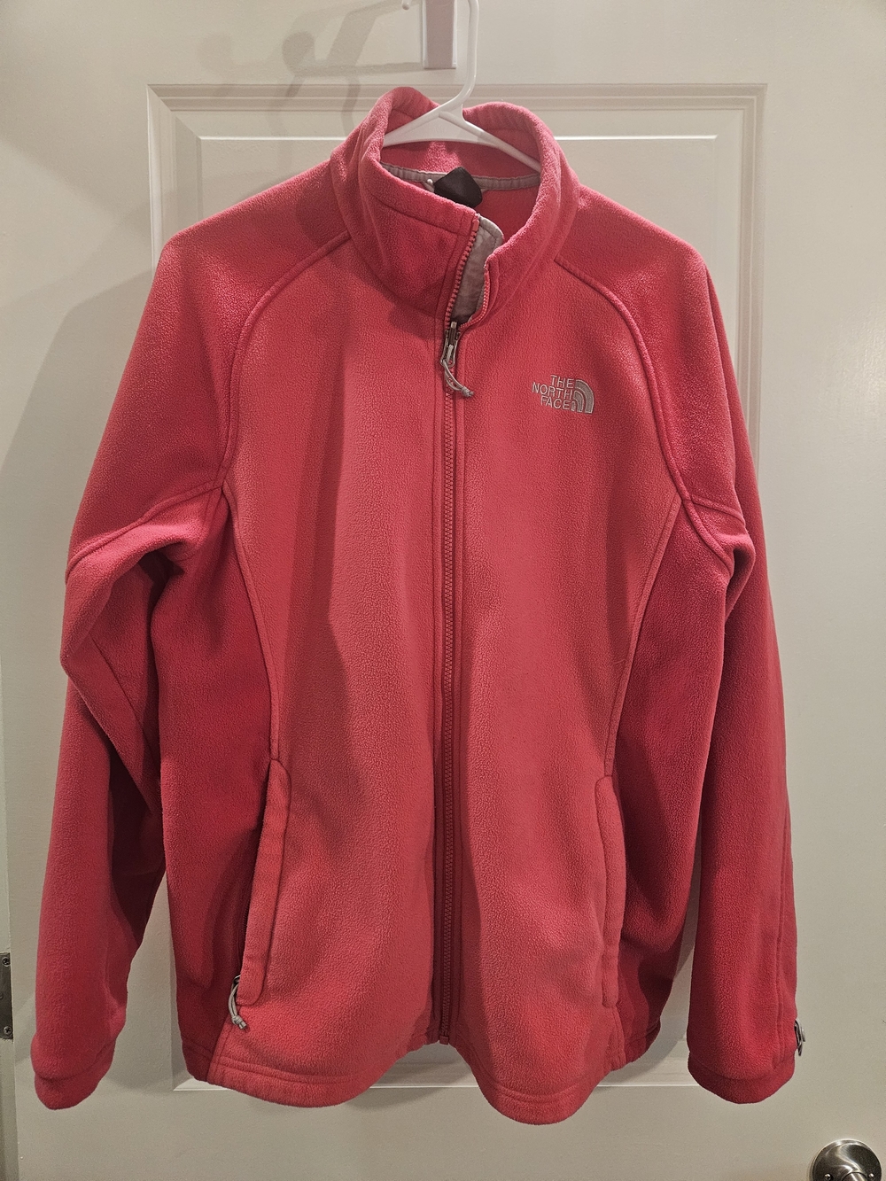 The North Face Pink Full-Zip Fleece Jacket